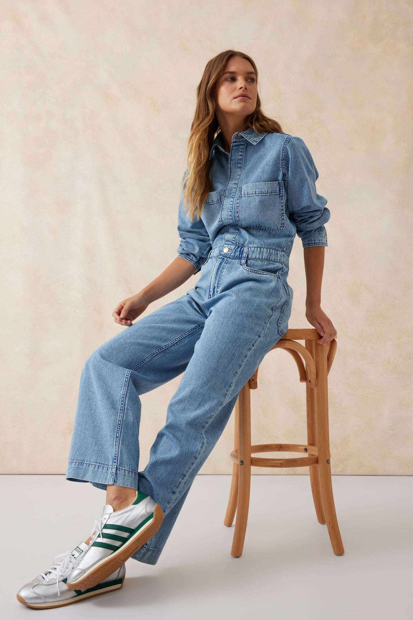 Ceres Life Denim Jumpsuit