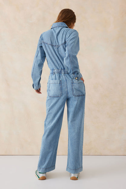 Ceres Life Denim Jumpsuit