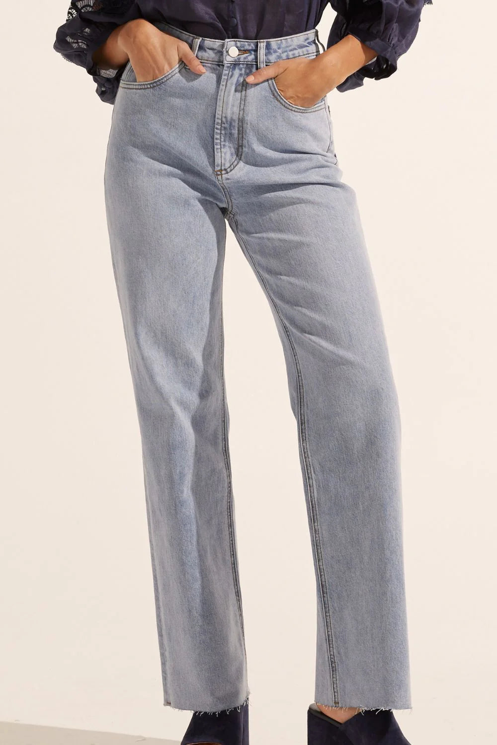 Zoe Kratzmann Guard Jeans in Washed Denim