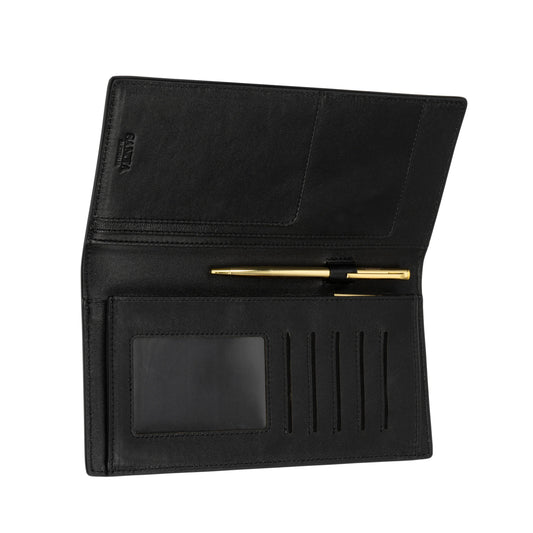 Sancia Faro Travel Wallet in Black