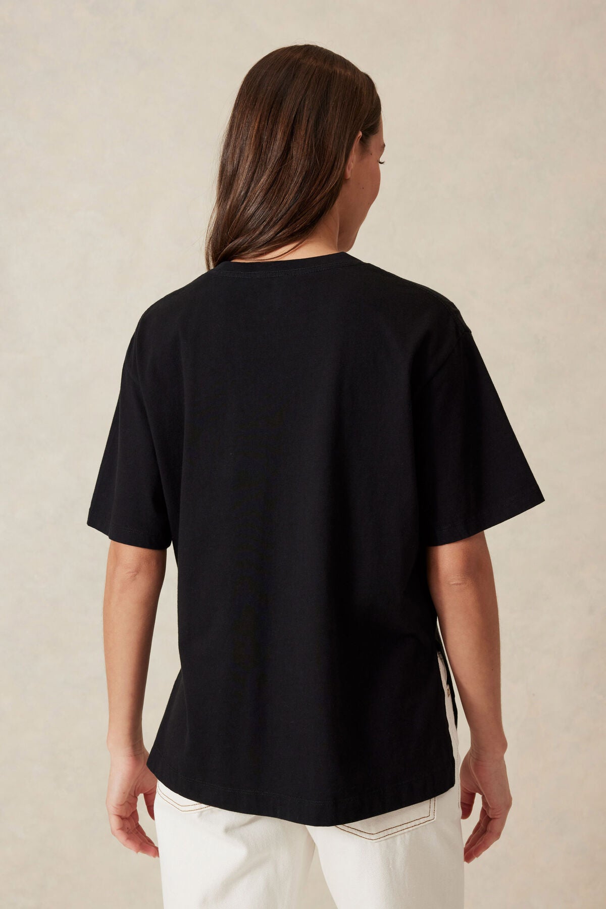 Ceres Life Slouchy Split Hem Tee