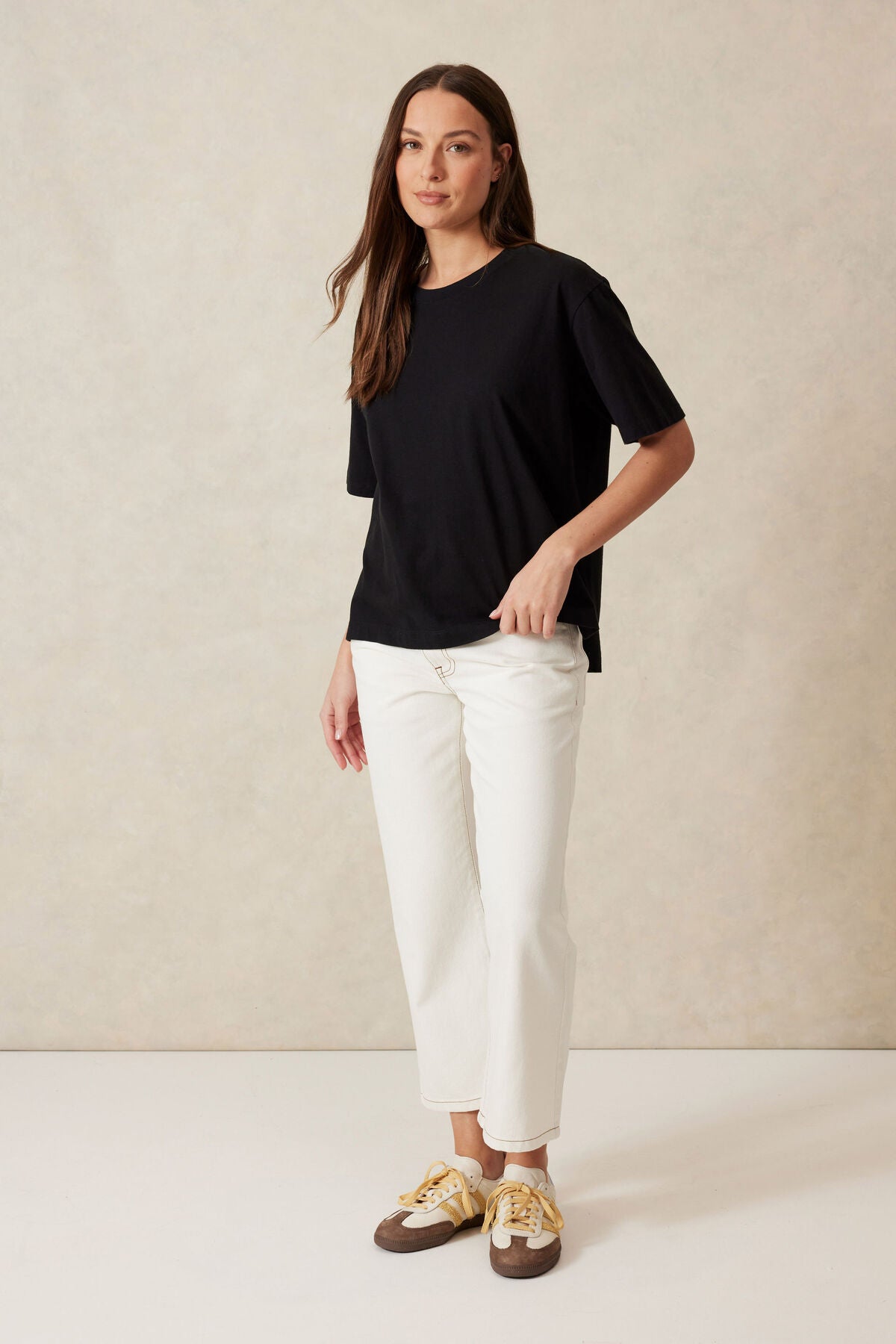 Ceres Life Slouchy Split Hem Tee