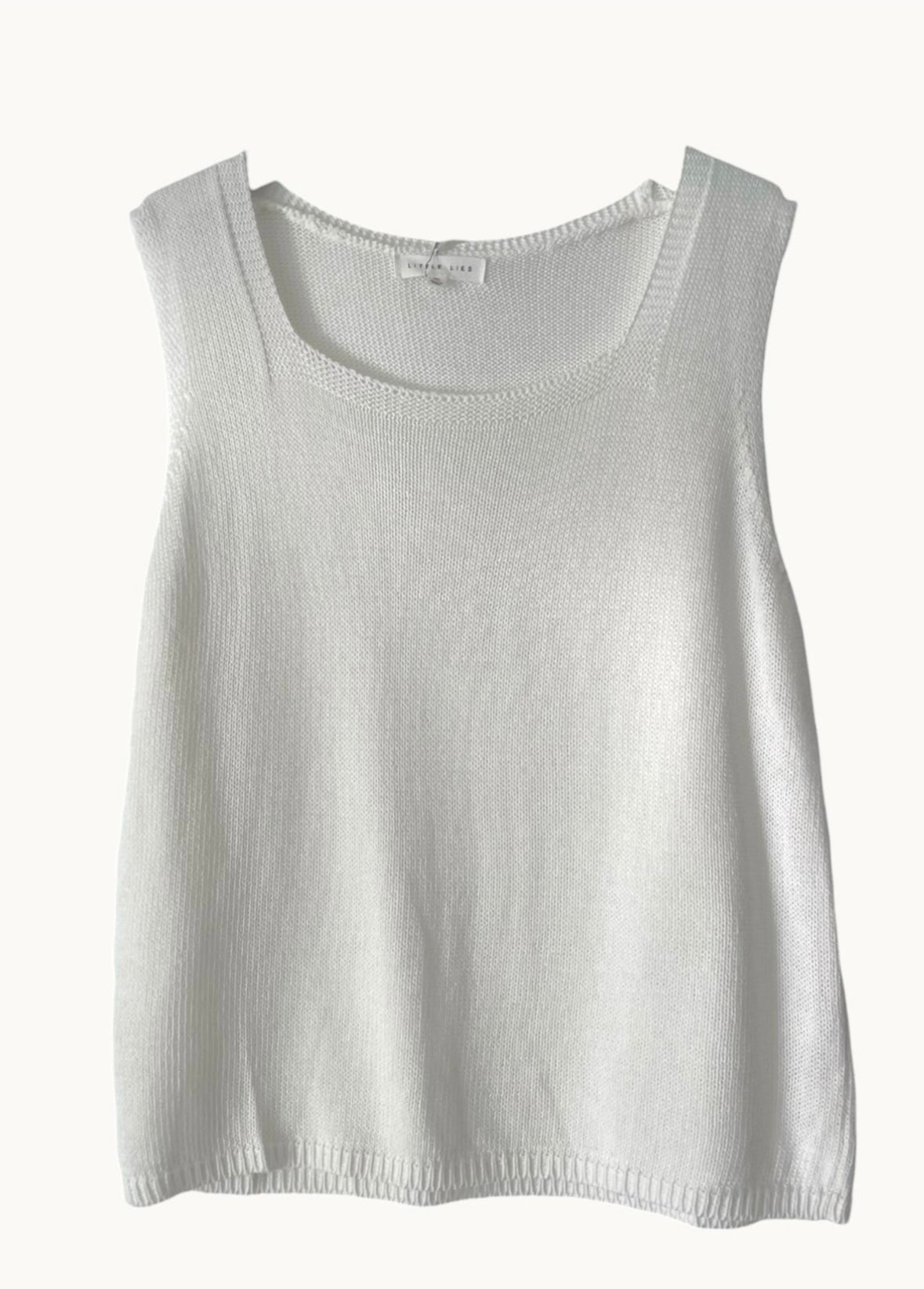 Little Lies Square Neck Knit Tank