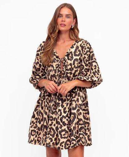 Chez Leopard Dress