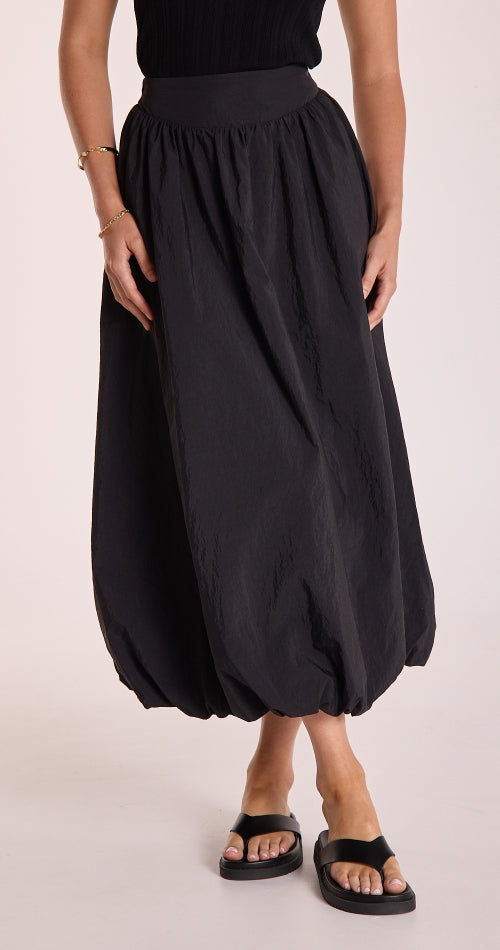 Feather + Noise Aria Skirt - Black