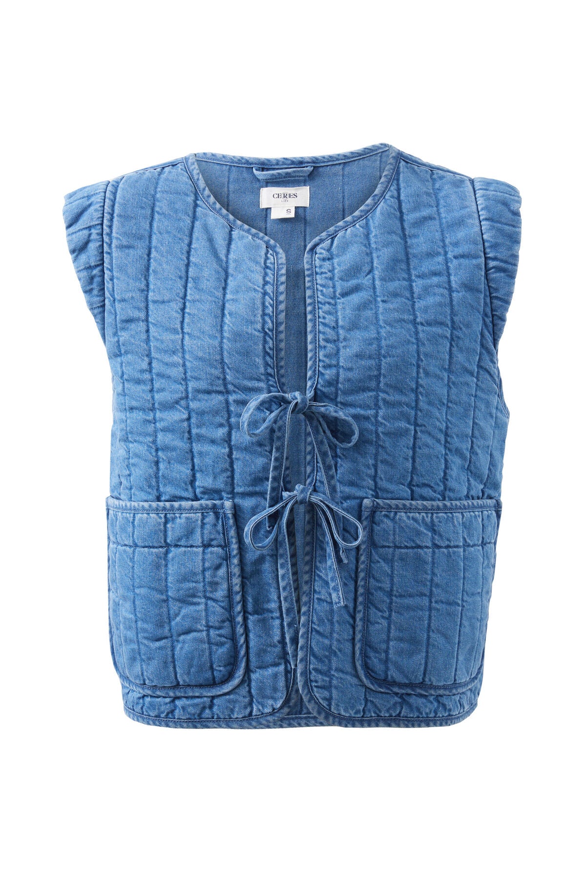 Ceres Life Quilted Tie Quilted Vest