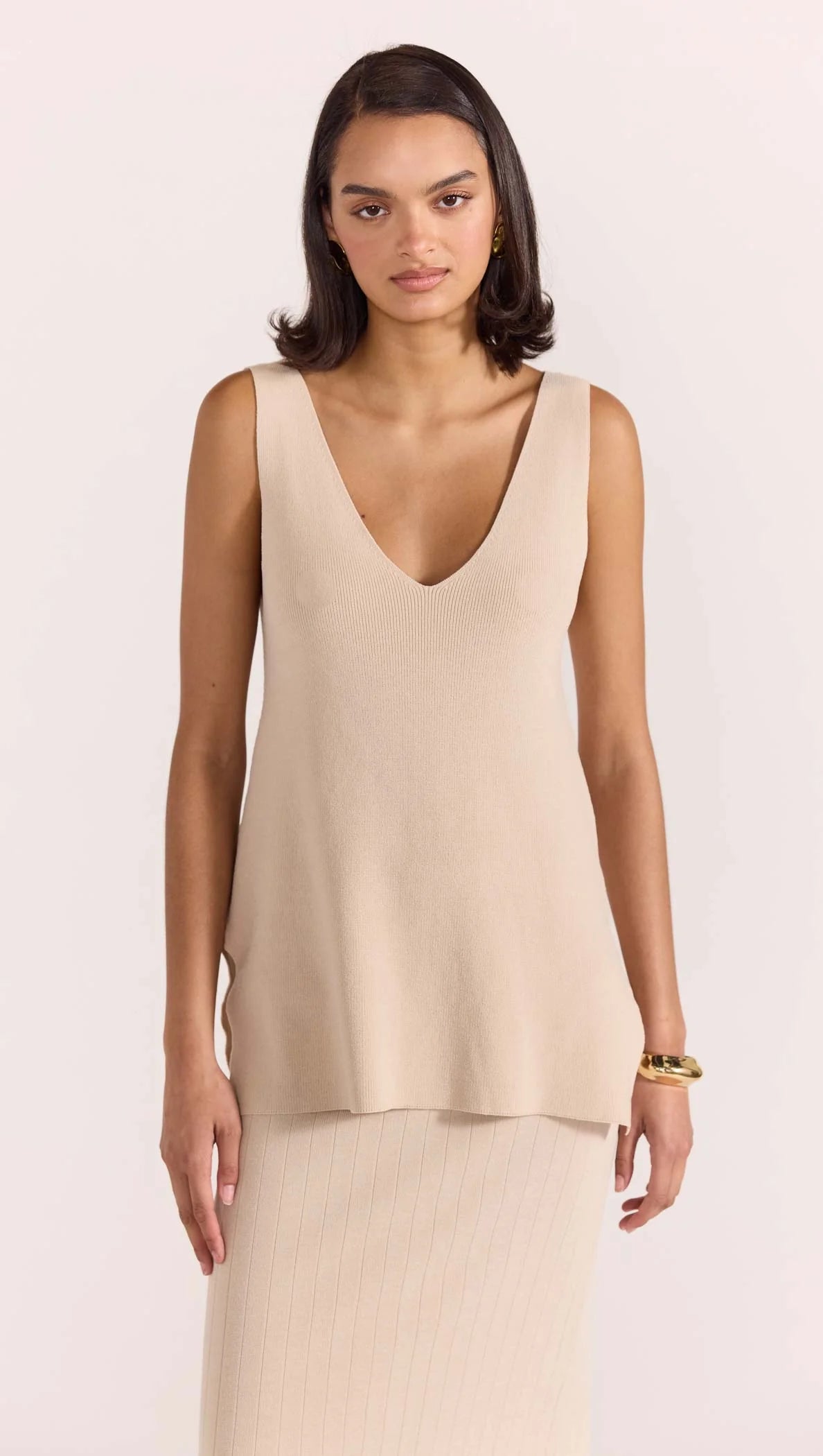 Staple the Label Rylie Knit Tunic Tank