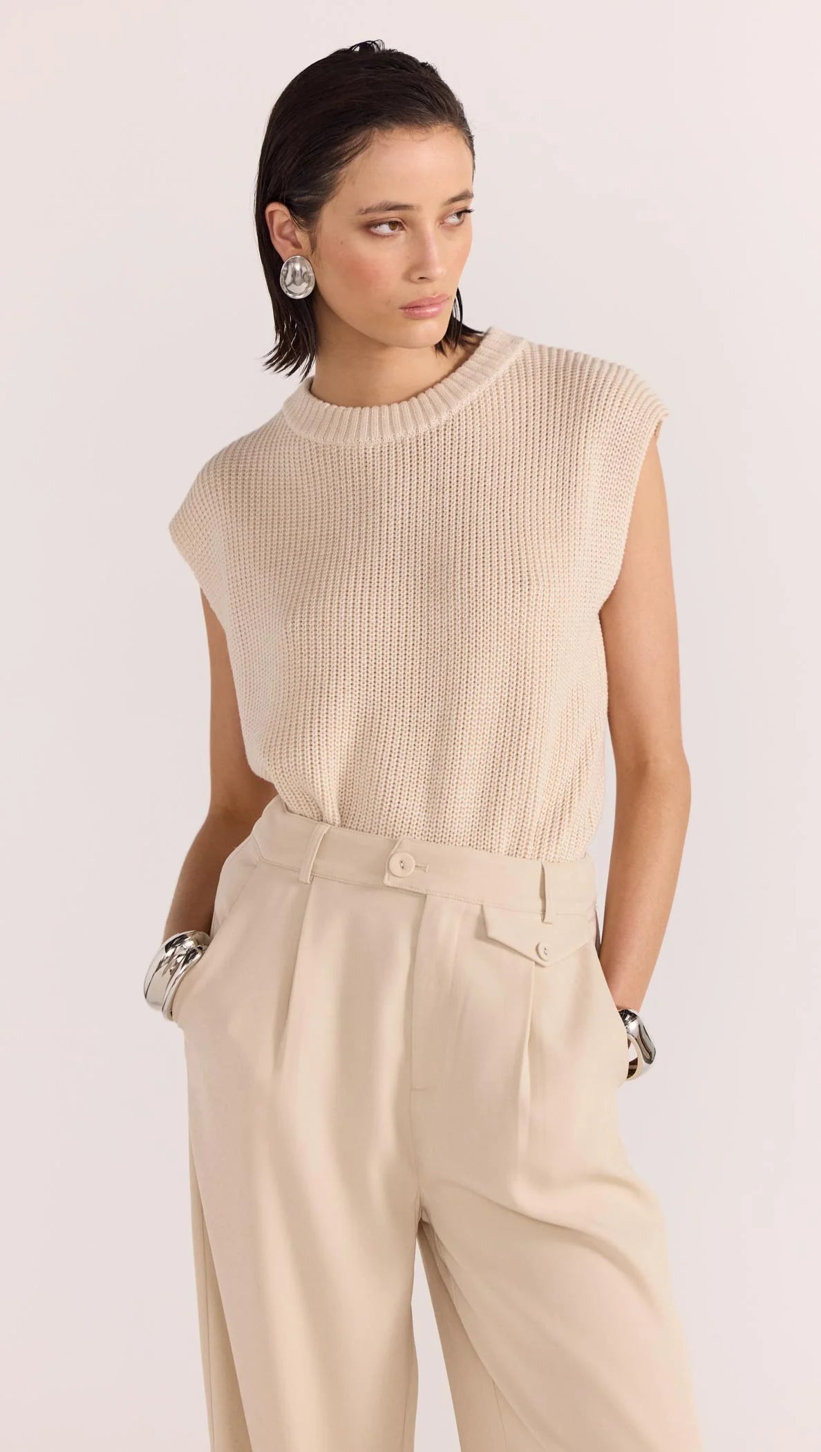 Staple The Label Petra Knit Top