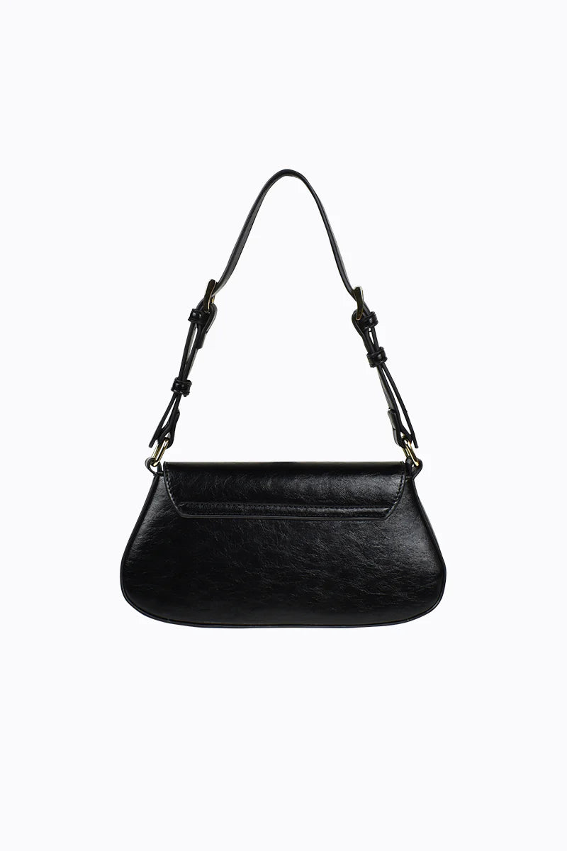 Peta+Jain Nikki Shoulder Bag in Black Crinkle