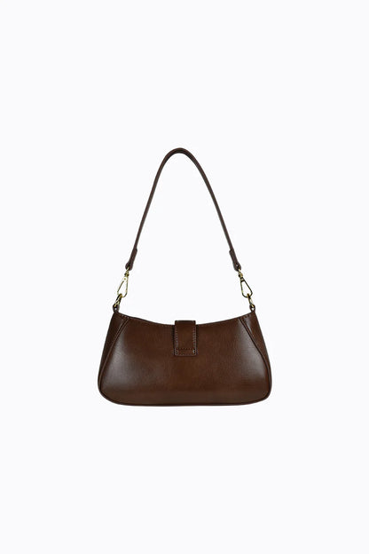 Peta+Jain Ripley Turnlock Shoulder Bag in Chocolate