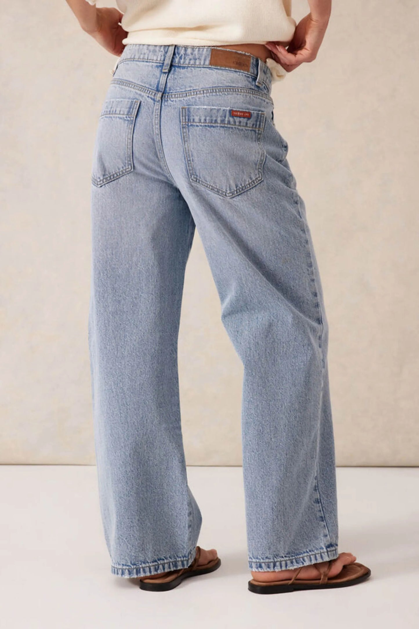 Ceres Life loose Straight Vintage Jeans in Vintage Blue