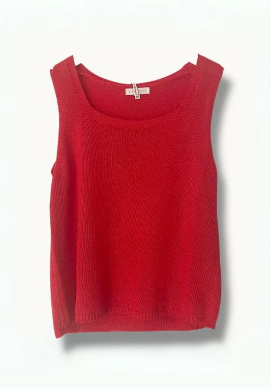 Little Lies Square Neck Knit Tank